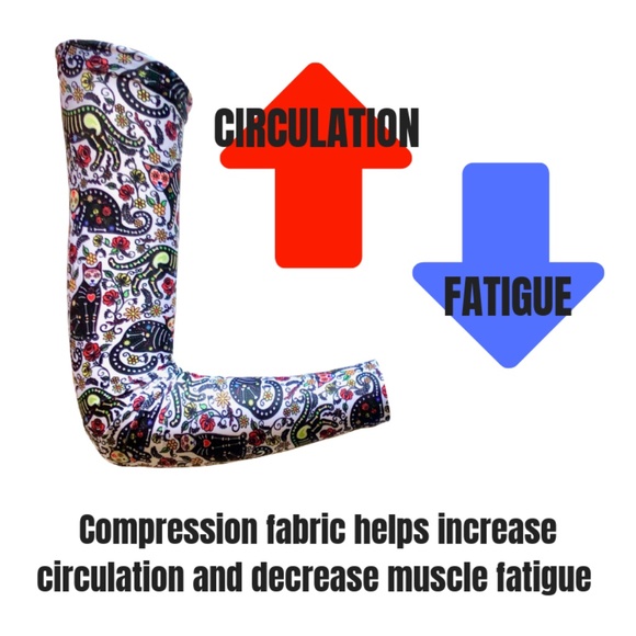 Printed Arm Sleeves /Arm Warmers /Sun Sleeves - Picture 4 of 9